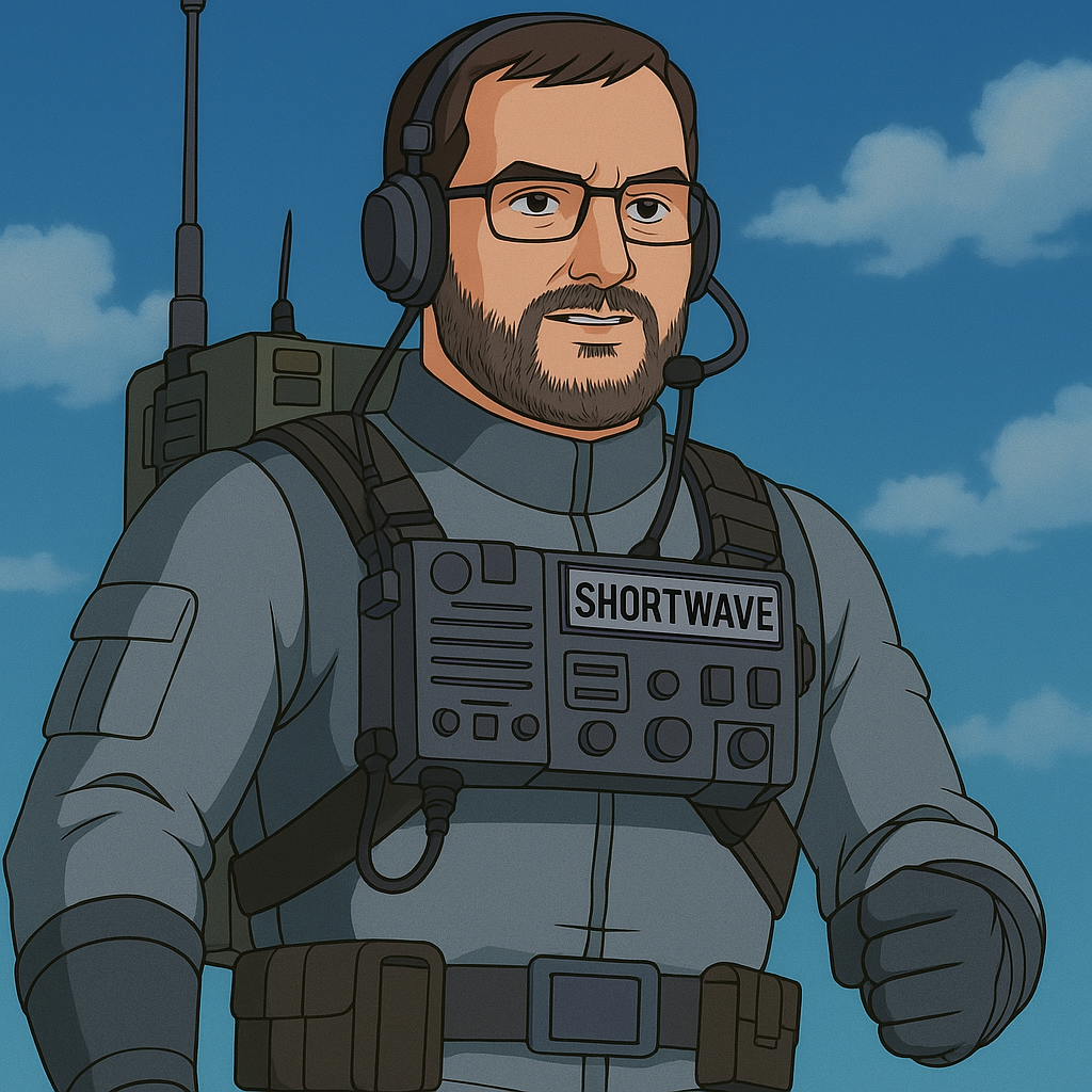 Doug Eubanks - 80s style radio enthusiast illustration